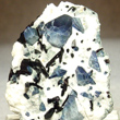 Benitoite with Neptunite and Natrolite