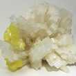 White Celestine with Sulfur