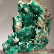 Dioptase with Calcite